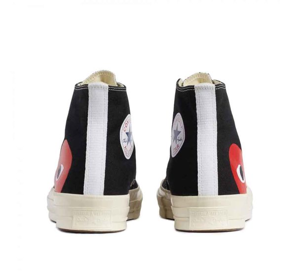 Converse X Comme des Garçons Chuck 70 (Caña alta, Negro) - Imagen 3