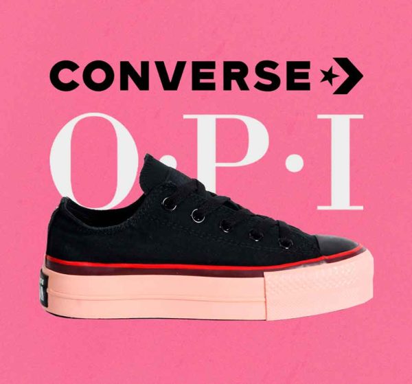 OPI Chuck Taylor All Star Plataforma (Caña baja, Negros)