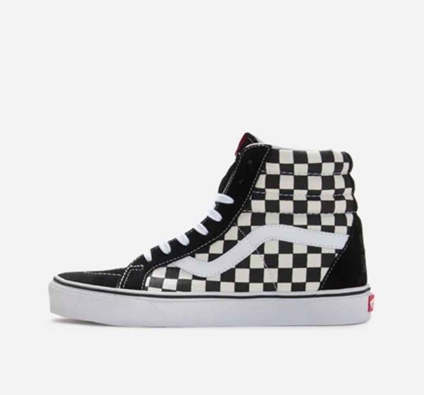 Old Skool Black Checkered Sk8-Hi (Caña Alta)