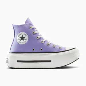Converse Chuck Taylor All Star (Plataforma Doble Caña Alta, Violeta)