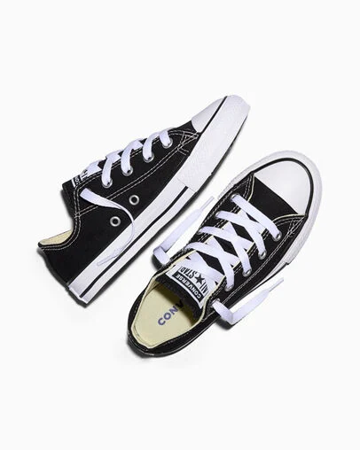 Chuck Taylor All Star kids (Caña baja, negro) - Imagen 4